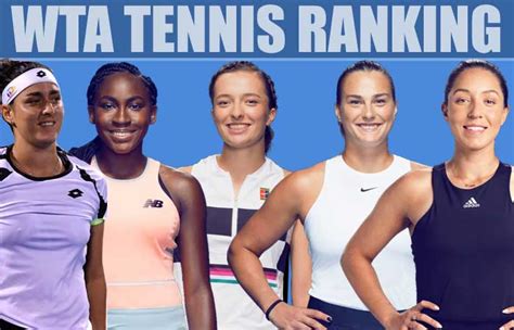 wta ranking singles players.